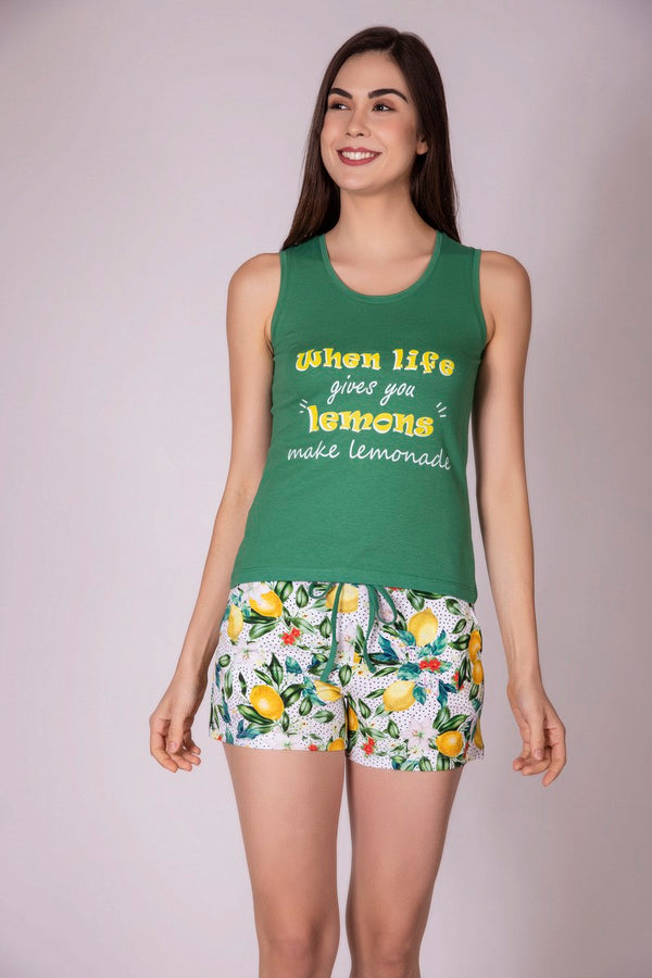 "Lemony Life" Shorts Set