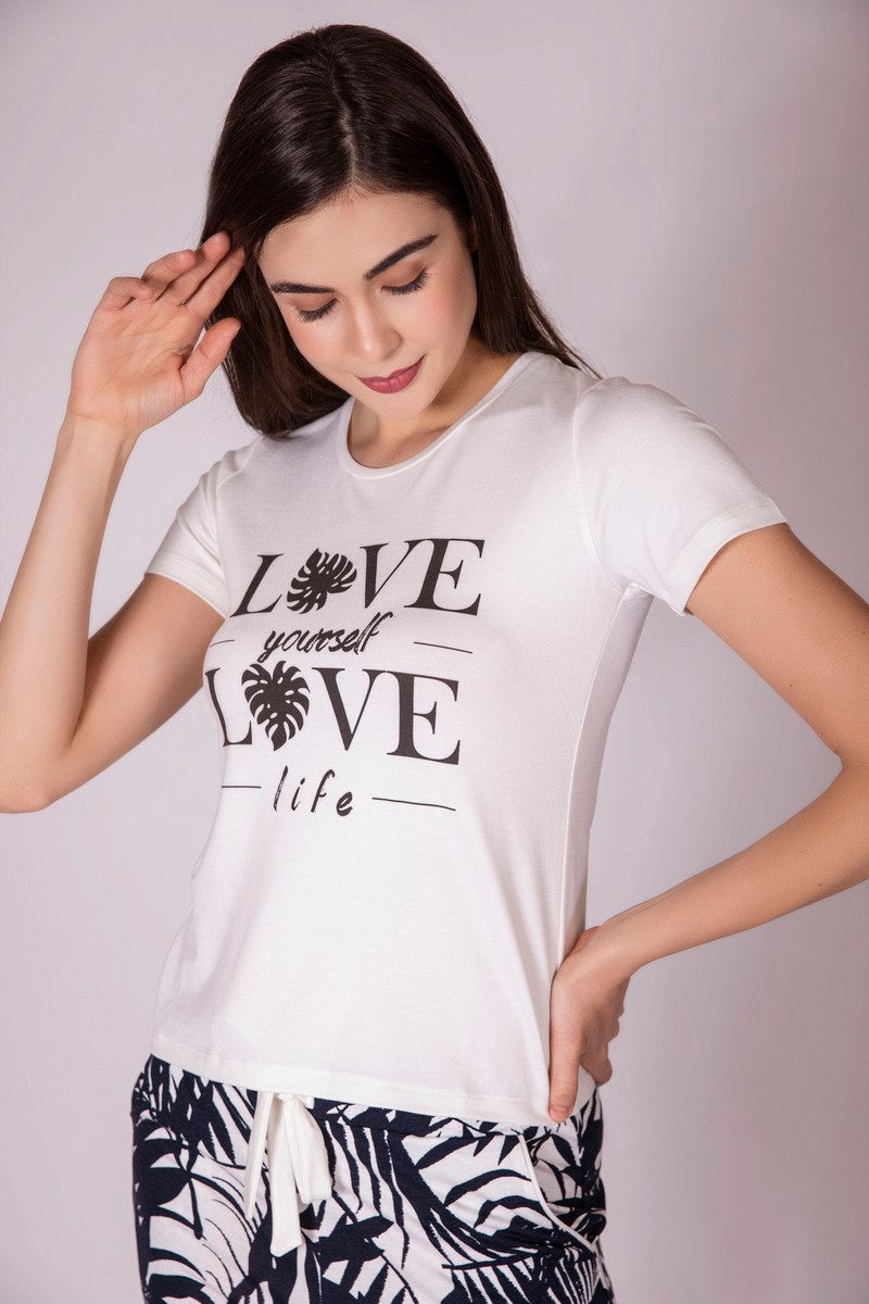 "Love Life, Love Yourself" PJ Set