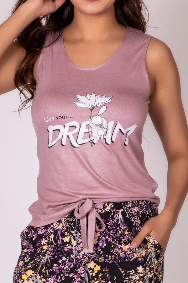"Live your Dream" Printed Top