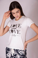 "Love Life, Love Yourself" PJ Set